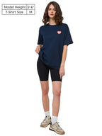 The Souled Store Powerpuff Girls: Spice Navy Women Oversized T-Shirts