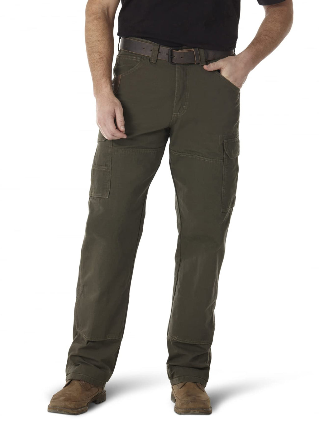 Wrangler Riggs Workwear mens Ranger work utility pants, Loden, 33W x 34L US