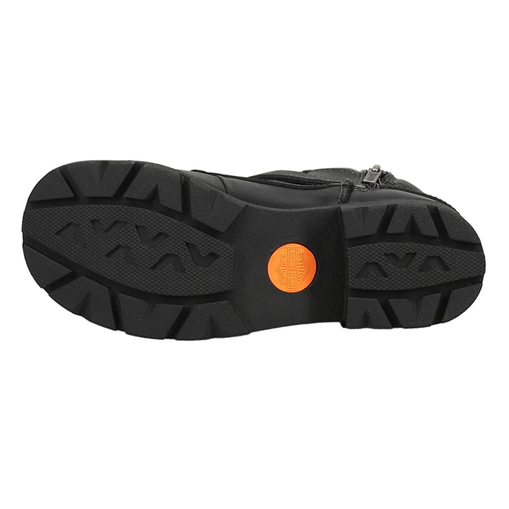 HARLEY-DAVIDSON FOOTWEAR Women's Tegan Ankle Boot ,Black,10 M US