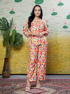 Om Sai Latest Creation Co Ord Set For Women | Summer Co Ord Set For Women | Formal Co Ord Set For Women | Pack Of 2 | Women Co Ord Set