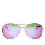 Michael Kors MK5004-10034V Sunglasses CHELSEA ROSE GOLD w/PURPLE MIRROR 59mm