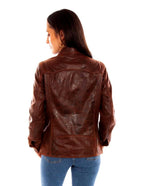 LADIES ZIP/SNAP FRONT JACKET