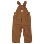 Carhartt boys Bib Overalls, Carhartt Brown, 4T US