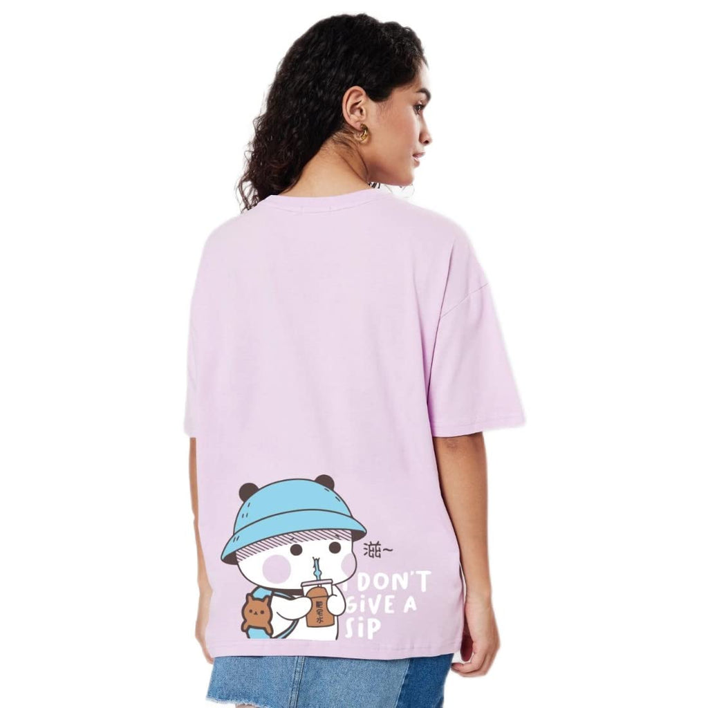 Bewakoof Women Graphic Print Purple Half Sleeve Crew Neck T-Shirt