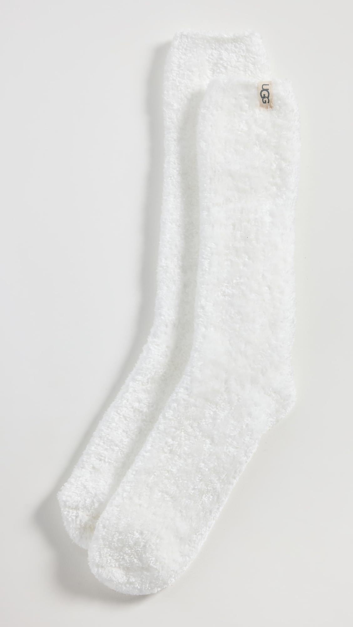 UGG Women's Leda Cozy Sock, White, One Size