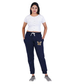 T2F Womens Regular Track Pants (WOM-JOG-01_Navy