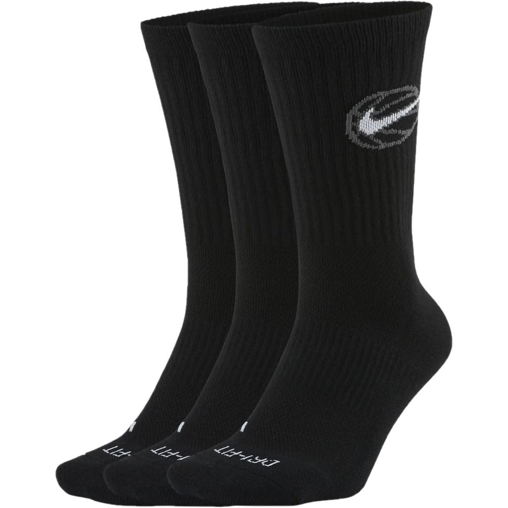 Nike Everyday Crew Basketball Socks 3 Pairs Men Athletic Socks