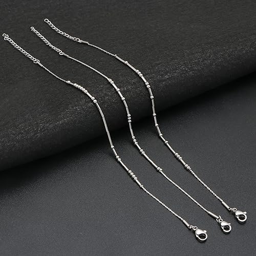 JoycuFF Christian Gifts for Women, Inspirational Morse Code Bracelets Bible Verse Religious Gifts for Her Teen Girls Birthday Ch