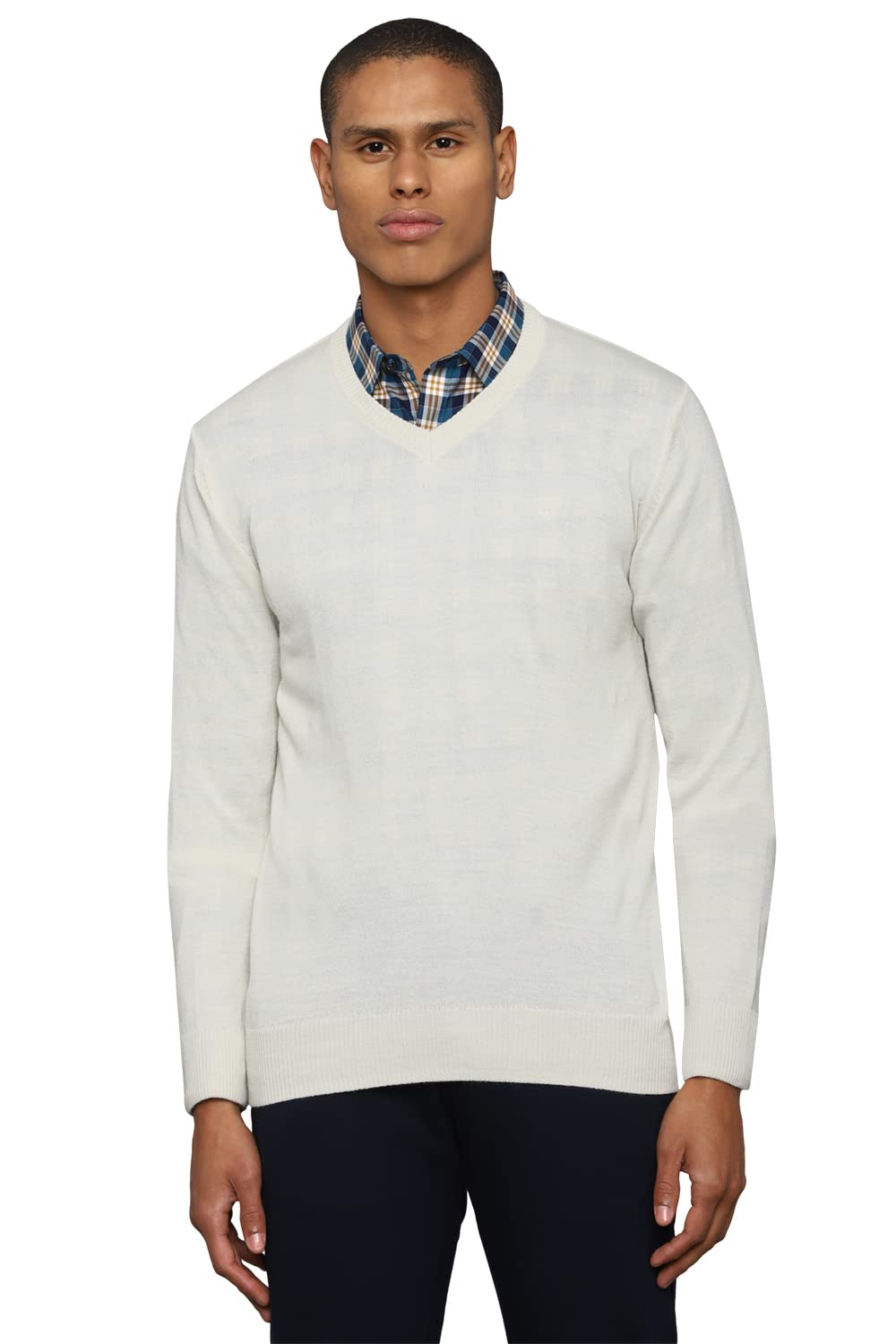 Allen Solly Men Regular Fit Full Sleeve Crew Neck Pullover