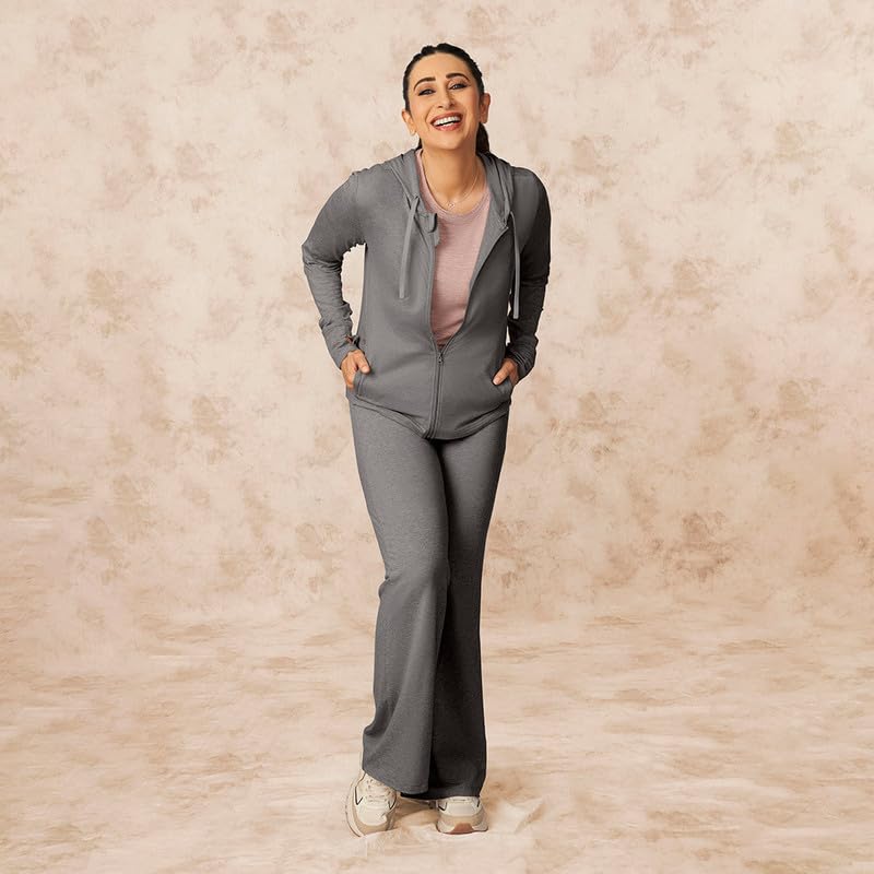 BlissClub AirMelt Flare Pants - Lite | Flared Silhouette | Back Pocket| Weightless Fabric | High Rise Waistband
