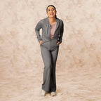 BlissClub AirMelt Flare Pants - Lite | Flared Silhouette | Back Pocket| Weightless Fabric | High Rise Waistband
