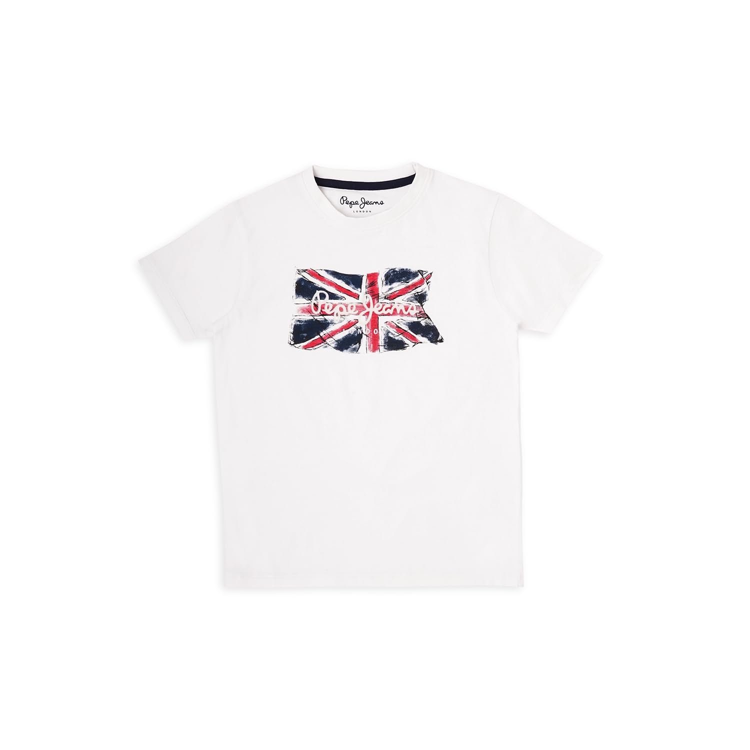 Pepe Jeans BoyS Regular Fit T-Shirt (Pb503949_White