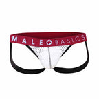 MALEBASICS Spot Jockstrap -White-