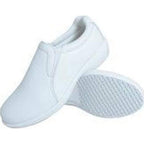 Genuine Grip 415-8M Womens Slip-Resistant Slip on Casual Shoes  White - Size 8