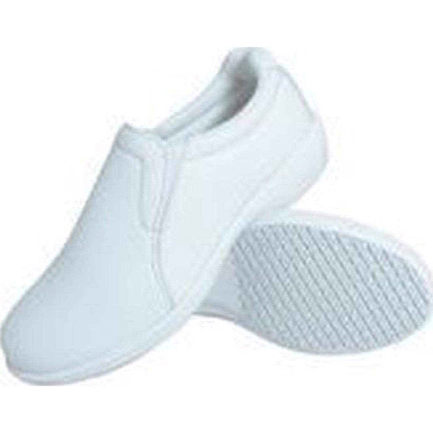 Genuine Grip 415-8M Womens Slip-Resistant Slip on Casual Shoes  White - Size 8