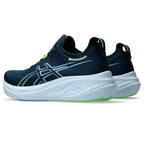ASICS Men's Gel-Nimbus 26 Running Shoe, 11, French Blue/Electric Lime