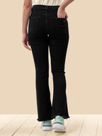 Lyra WomenS Mid-Rise Flared Bootcut Jeans|Stretchable Fabric For Comfort|Trendy & Stylish Denim|Size - 34
