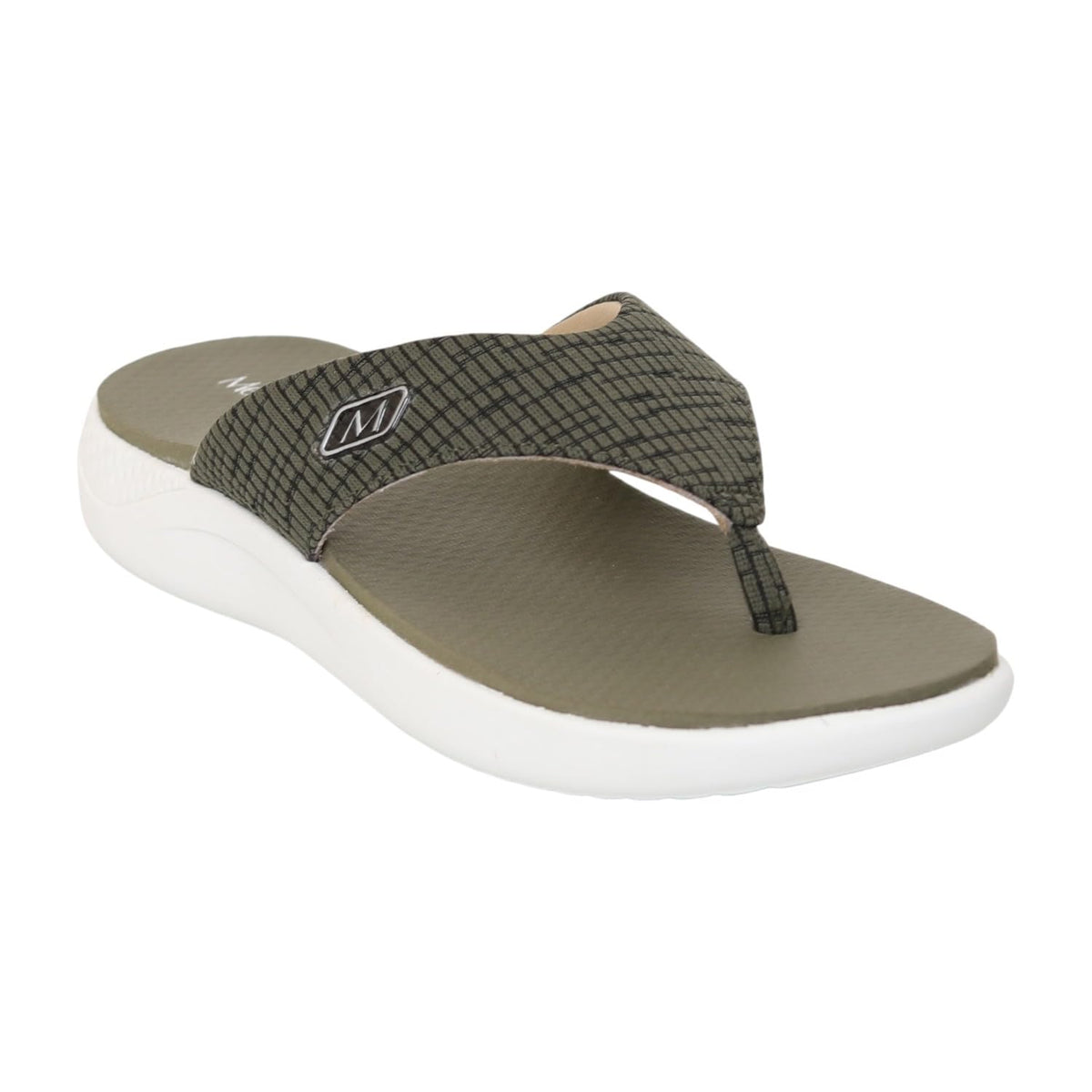 MELONZ Womens Olive Loom FlipFlop | Size  40 7