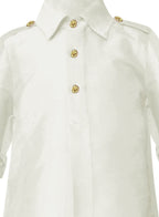 A.T.U.N. (ALL THINGS UBER NICE) Boy's Polyester Solid Full Sleeve Pathani Suit Set | Kurta and Pyjama Set | Ethnic Clothing Set for Festival and Special Occasion | 2 Piece Set