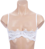 Shirley of Hollywood Women's Scalloped Embroidery Shelf Bra 331 32 Red