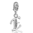 JMQJewelry E Initials Letter Alphabet White Birthstone Mothers Day 2024 Womens Beads Charms for Bracelets Necklaces Christmas Wo