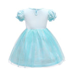 Dressy Daisy Ice Princess Tulle Dress for Toddler Girls Halloween Fancy Party Costume Summer Outfits Size 3T Blue, Style 23