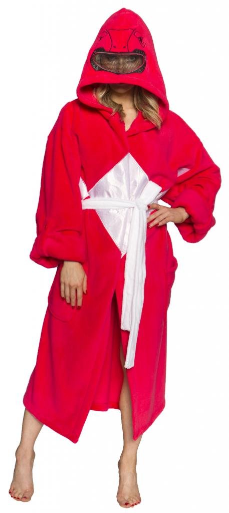 Power Rangers Men's Mighty Morphin Robe, Red, One Size – Wardrobecrush