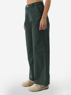 The Souled Store Solids: Amanzi Cotton Blend Wide Leg Fit Pants for Women and Girls - Comfortable and Stylish Bottoms for Everyd