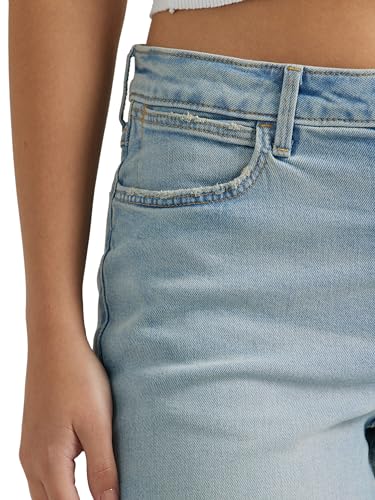 Wrangler Women's High Rise Bold Boot Jean, Stonewash, Aug-32