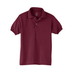Youth 5050 EcoSmart Jersey Knit Polo - DEEP FOREST - XS(D0102H2HHZ7)