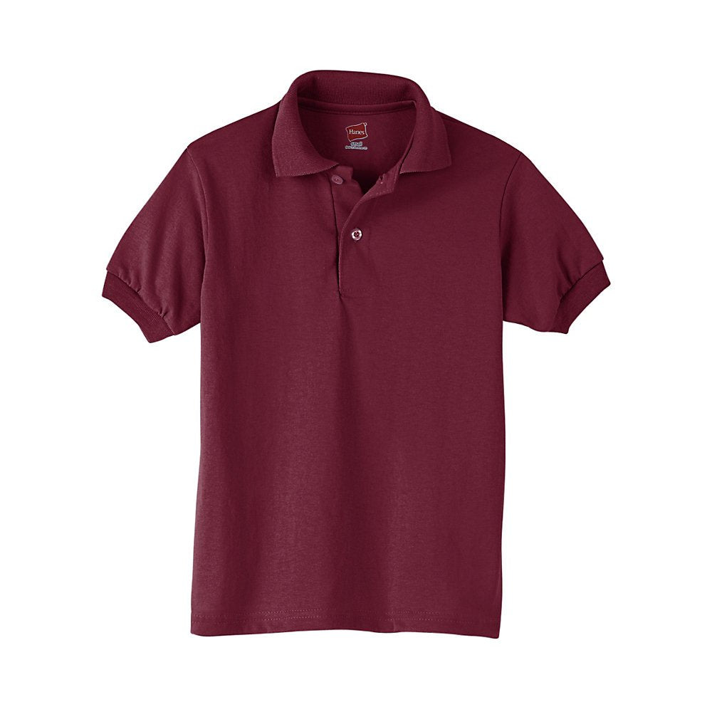 Youth 5050 EcoSmart Jersey Knit Polo - DEEP FOREST - XS(D0102H2HHZ7)