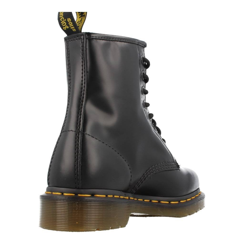 Dr. Martens Unisex 1460 Smooth Leather 8 Eye Boot, Black, 5 Women/4 Men