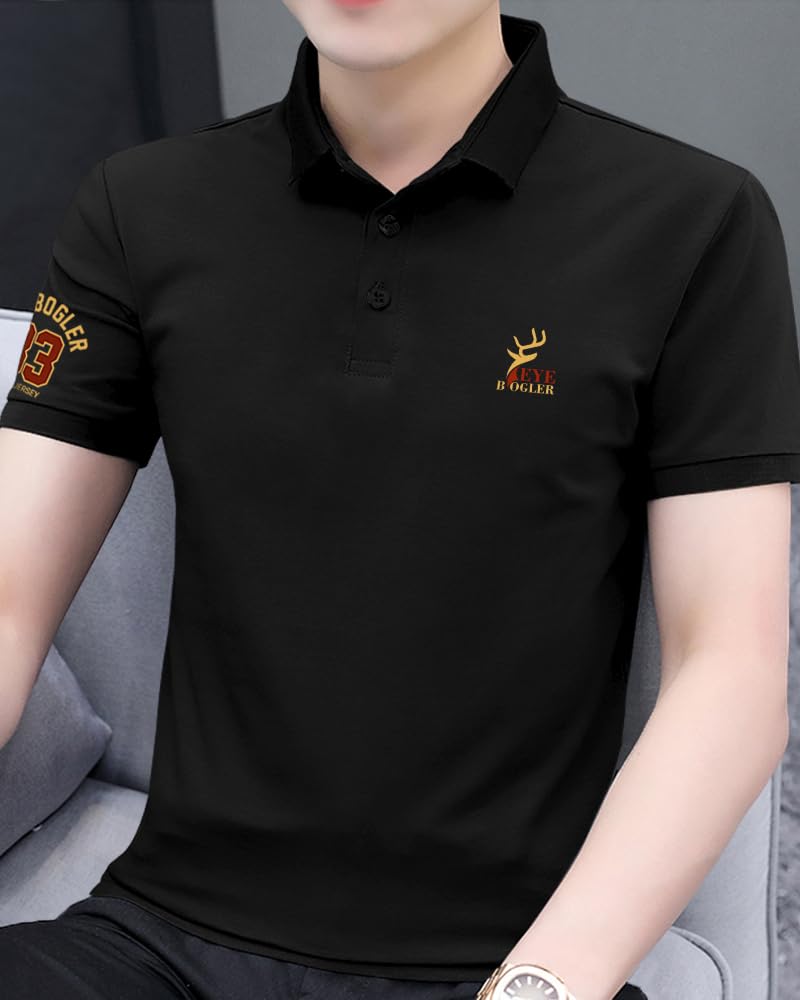 Noble Monk Polo Regular Fit Tshirt Black