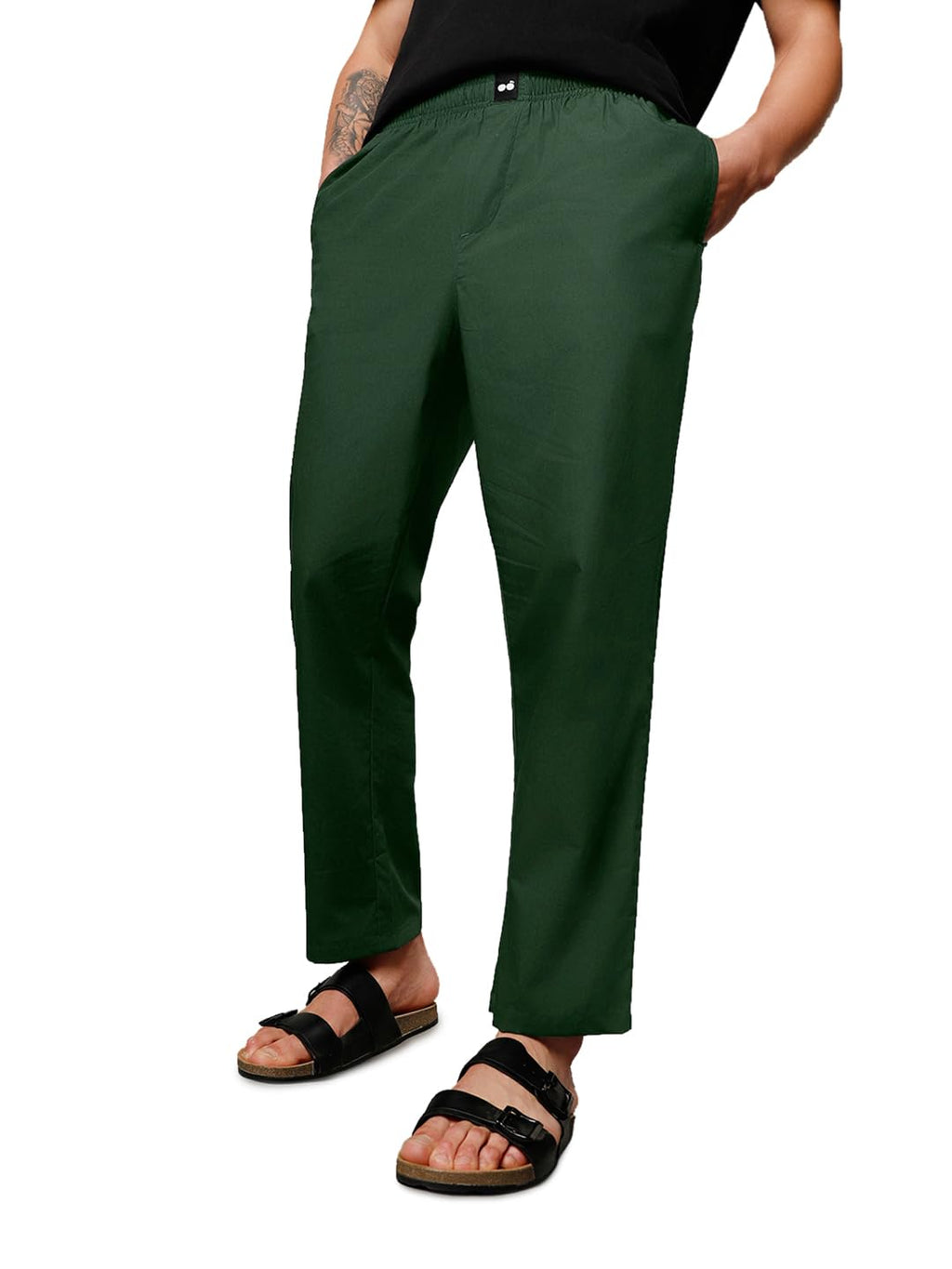 Bewakoof Mens Solid Cotton Pyjamas - Regular Fit
