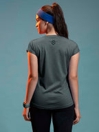Lyra WomenS Rapid Dry Short Sleeve Breathable And Flexible Fit Active Top