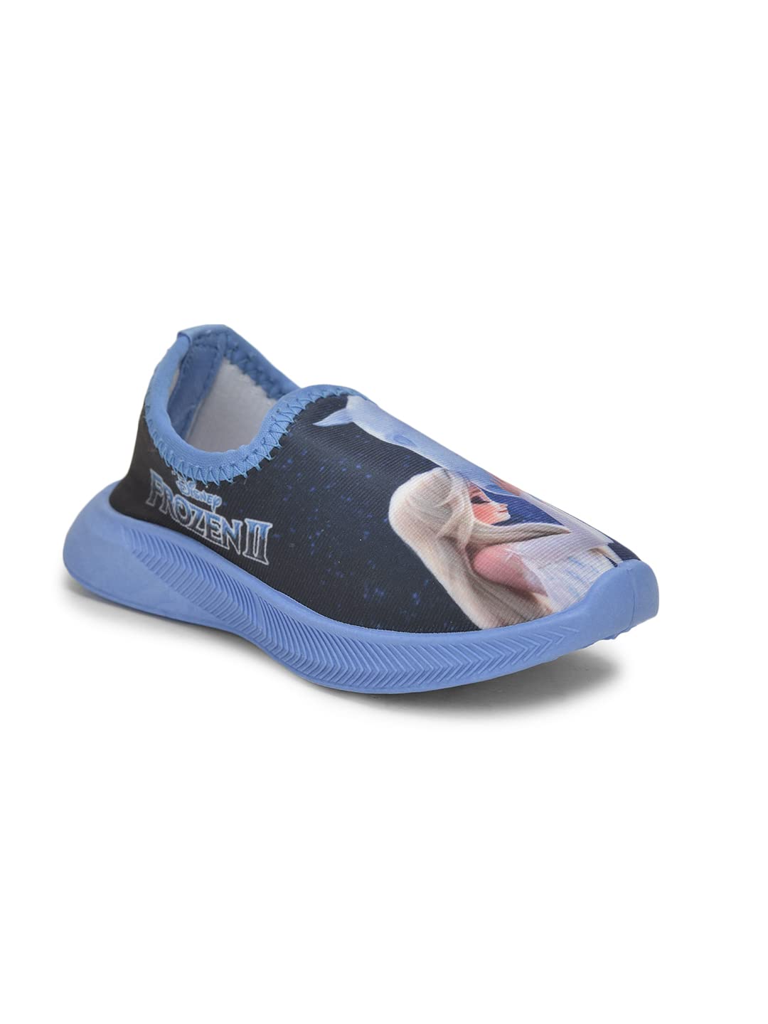 Frozen by toothless Girls Casual Shoes Sky Blue Leather Sneaker (FZPGLS3718) 6