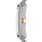 Fossil Men's Carraway Quartz Stainless Steel Three-Hand Watch, Color: Silver/Gold (Model: FS6010)