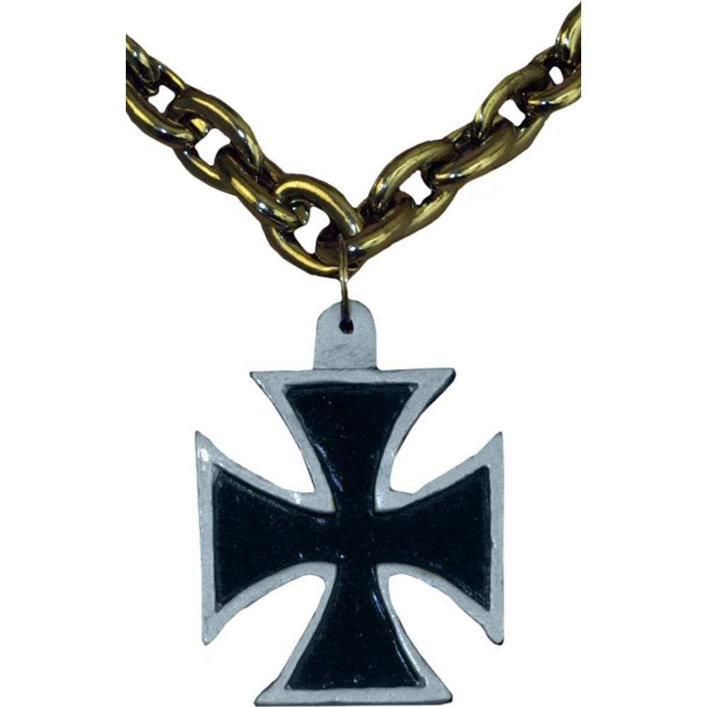 Chain Beads w/Iron Cross Medal