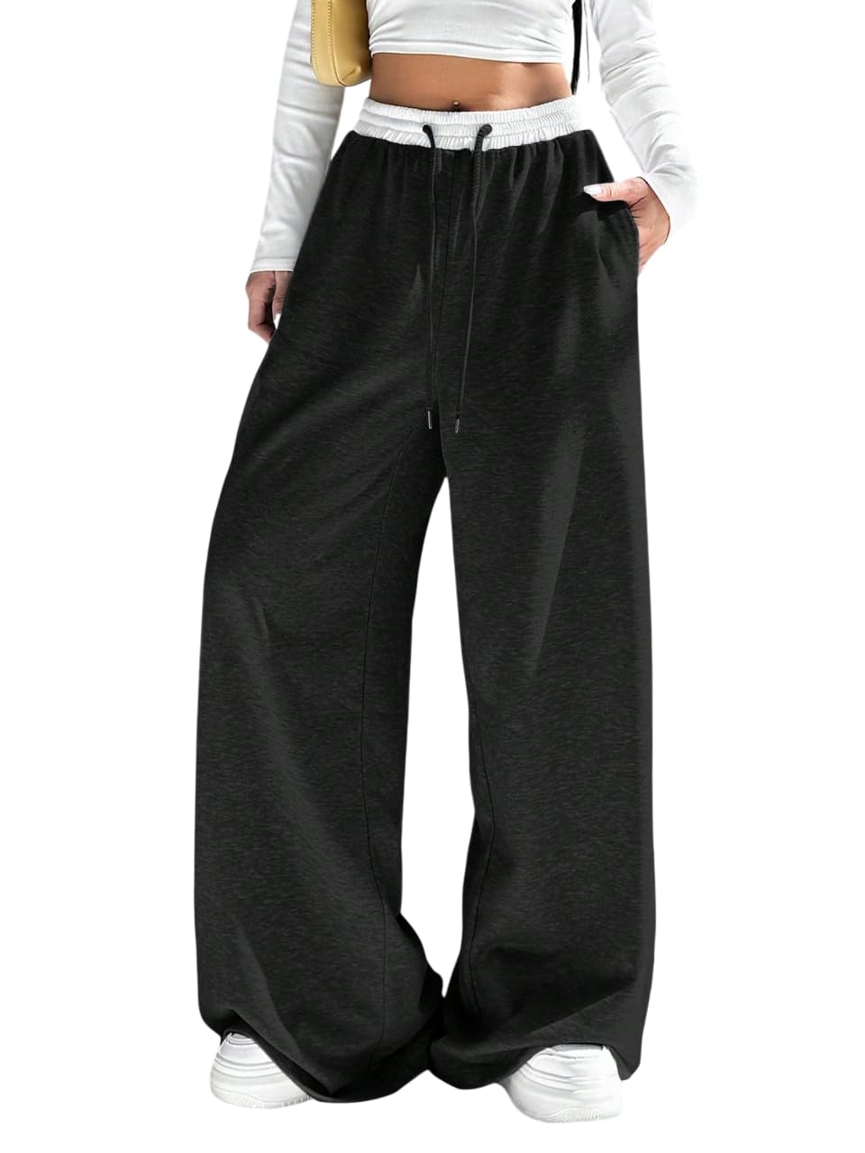 Dockstreet Womens Open Bottom ||White Belt Open||Open1711I||White Belt Open||Blackwomenjogr32 32