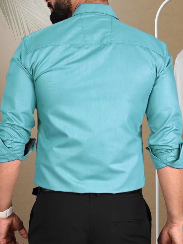 Tee Projekt Casual Cotton Long Sleeve Shirt for Men Formal Wear Regular Wear