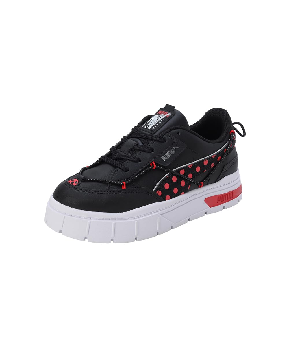 PUMA , Girls, Mayze Stack Miraculous PS, BlackRed, Sneaker, 2UK, (39390701) 2