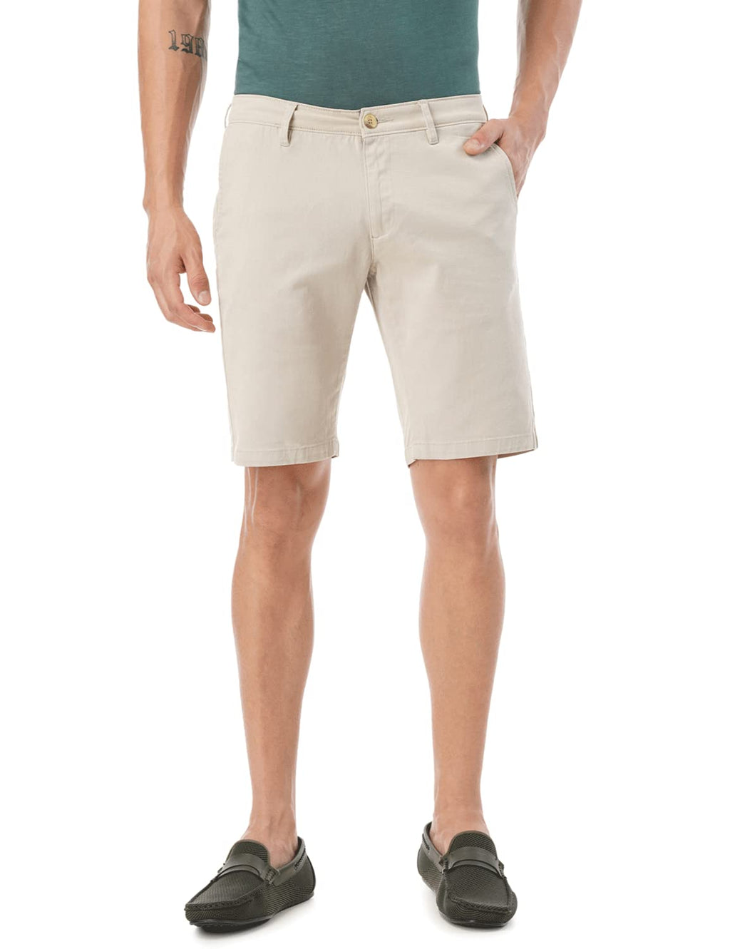 FYLTR Mens Chino Shorts (FYLSS23MK-001_Beige_34)