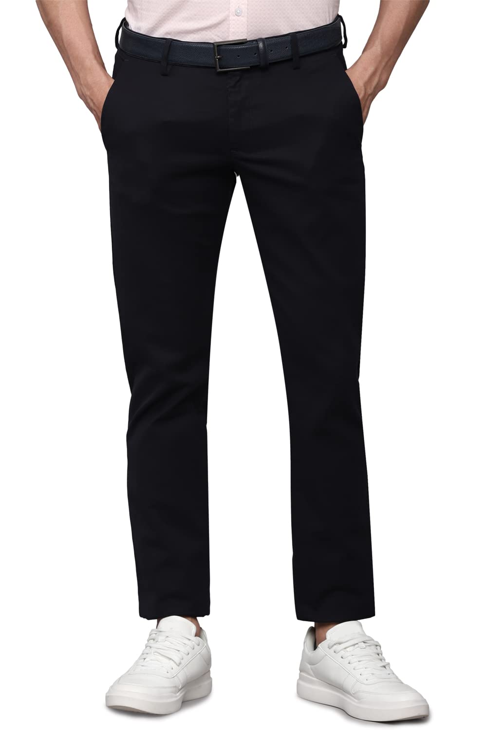 Allen Solly Men Slim Fit Solid Casual Cotton Pants