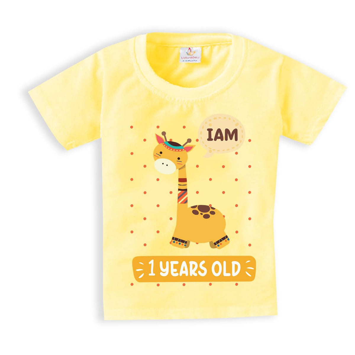 baby wish One Year Old Birthday TShirt for Baby Boys & Girls 1st Birthday Outfit Round Neck Half Sleeve Tee  one Year Old Prin 18-24