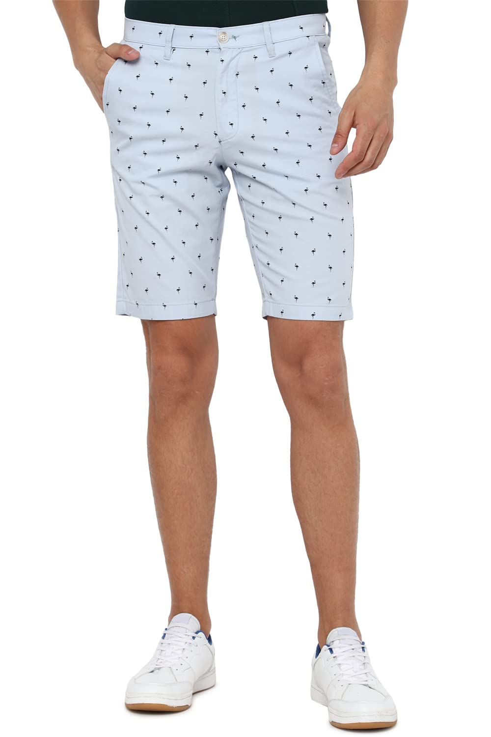 Allen Solly Men Slim Fit Printed Casual Cotton Shorts