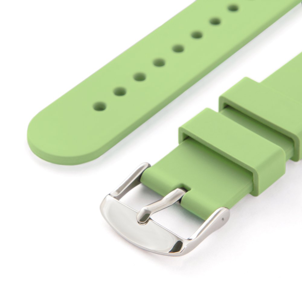 Archer Watch Straps - Silicone Quick Release Soft Rubber Replacement Watch Bands (Tea Green, 20mm)