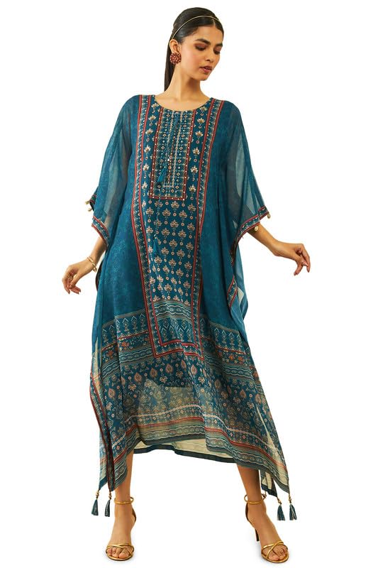 Soch Women Georgette Embellished Ethnic Wear