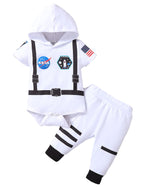 Singcoco Baby Boy Girl Costume Outfit Astronaut Costume (Astronaut-short,6-12Months )