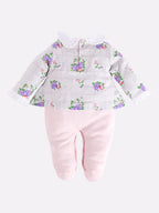 BABY GO 3-6M/6-9M/9-12M Full Sleeves Rompers/Sleepsuit/Jumpsuit/Nightsuits/Infant Wear/Clothes for Baby Girls
