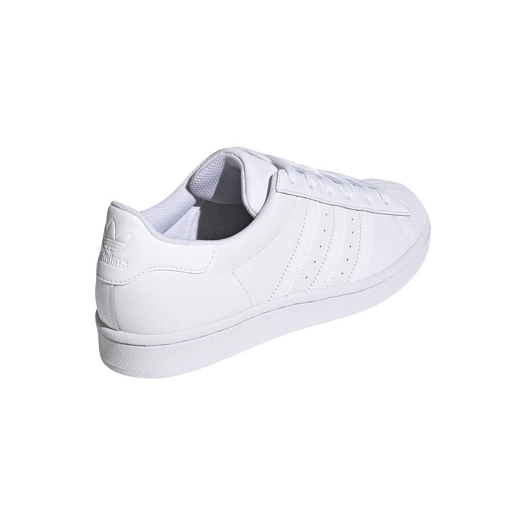 adidas Women's Superstar Sneaker, White/White/White, 8